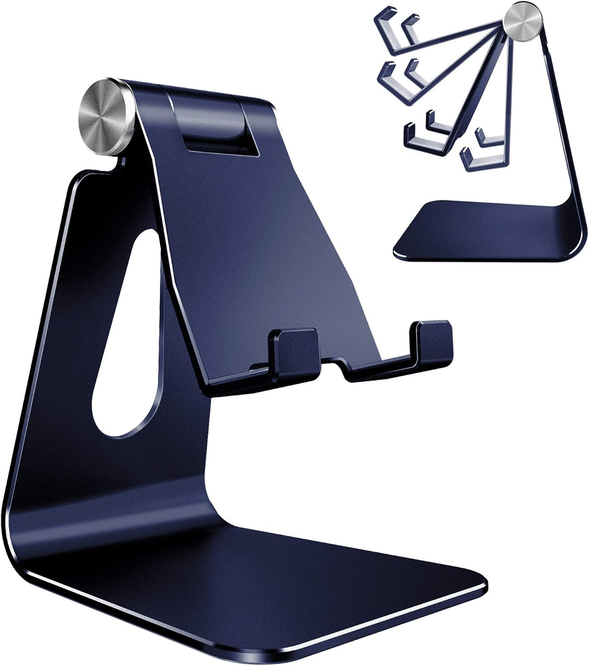 Aluminum Cell Phone Stand, Adjustable Phone Holder for Desk