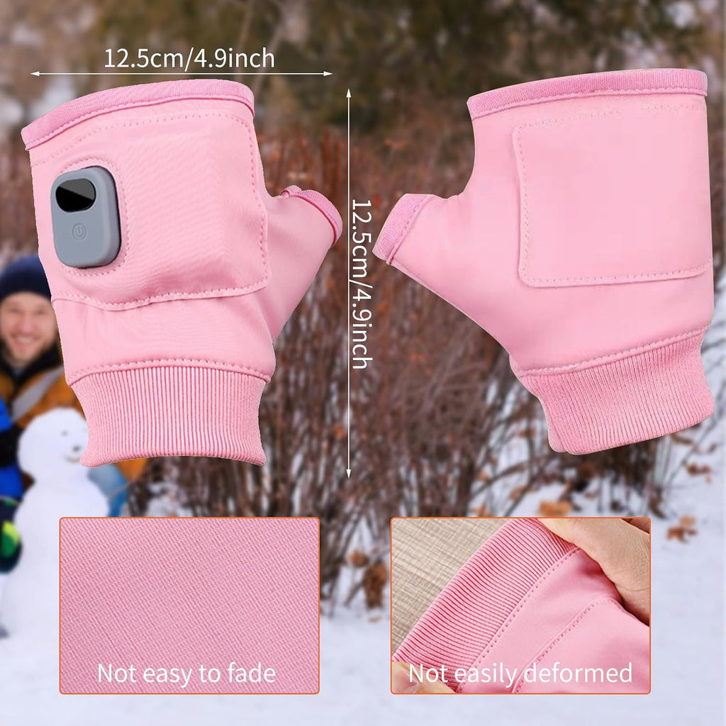 Rechargeable Heated Fingerless GlovesRechargeable Heated Fingerless Gloves