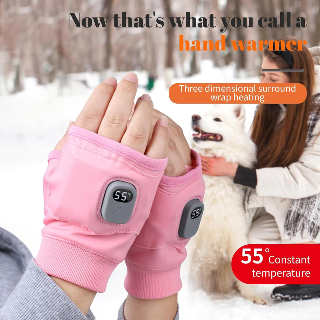 Rechargeable Heated Fingerless GlovesRechargeable Heated Fingerless Gloves